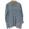 70S HATHAWAY デカ襟 フラップポケット ウエストベルト シャツ ジャケット メンズ import:L