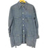 70S HATHAWAY デカ襟 フラップポケット ウエストベルト シャツ ジャケット メンズ import:L