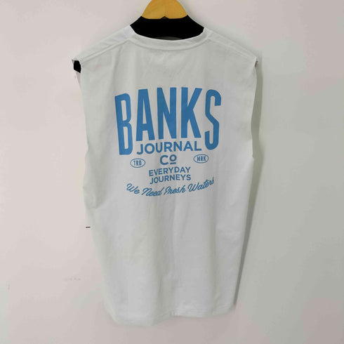 バンクスジャーナル BANKS JOURNAL ロゴプリント タンクトップ メンズ import:L