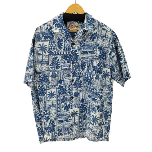 ハワイアンオリジナル The Hawaiian Original ハワイ製 コットン アロハシャツ メンズ import:L