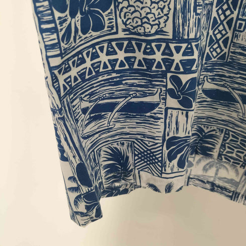 ハワイアンオリジナル The Hawaiian Original ハワイ製 コットン アロハシャツ メンズ import:L