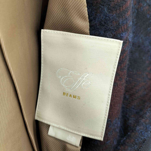 エッフェビームス EFFE BEAMS ノーカラーツイードコート レディース JPN:38