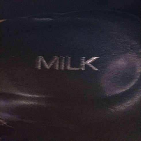 ミルク MILK ハートカットワークデザイン レースアップサイドジップロングブーツ レディース L