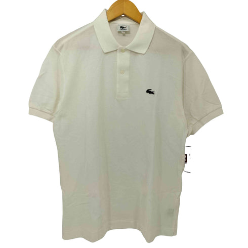 ラコステ LACOSTE ワンポイントロゴ 鹿の子 S/Sポロシャツ メンズ JPN:5