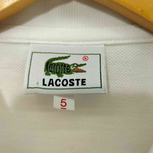 ラコステ LACOSTE ワンポイントロゴ 鹿の子 S/Sポロシャツ メンズ JPN:5