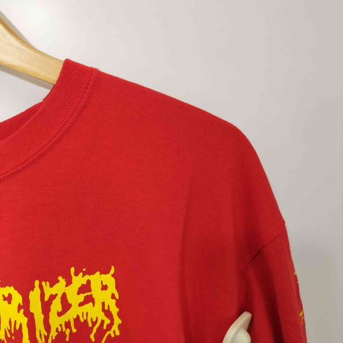 WORLD DOWNFALL グラインドコア アートワーク プリント L/S クルーネック Tシャツ メンズ import:L