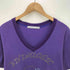 フランシストモークス FranCist MOR.K.S Y2K 髑髏 スカル ラインストーン VネックTシャツ メンズ JPN:4