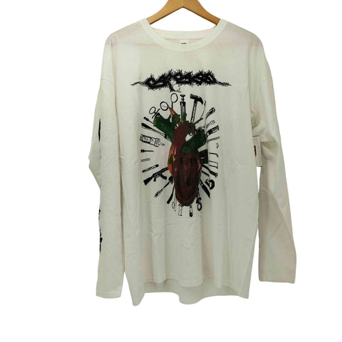 TORN ARTERIES デスメタル グラインドコア アートワーク L/S クルーネック Tシャツ メンズ import:XXL