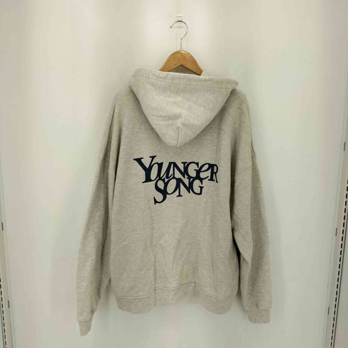 ヤンガーソング Younger Song YS max weight zip hoody ロゴ刺繍 ジップアップパーカー メンズ L