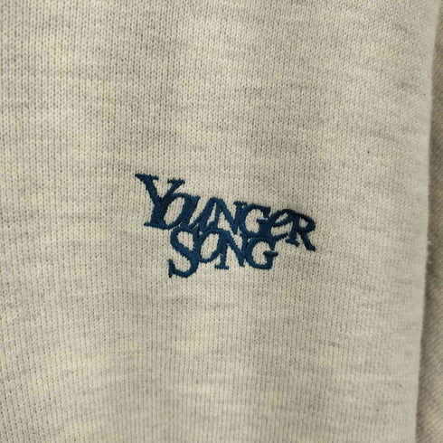 ヤンガーソング Younger Song YS max weight zip hoody ロゴ刺繍 ジップアップパーカー メンズ L