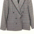 オールセインツ ALLSAINTS チェック柄 ダブルブレストテーラードジャケット メンズ US:38