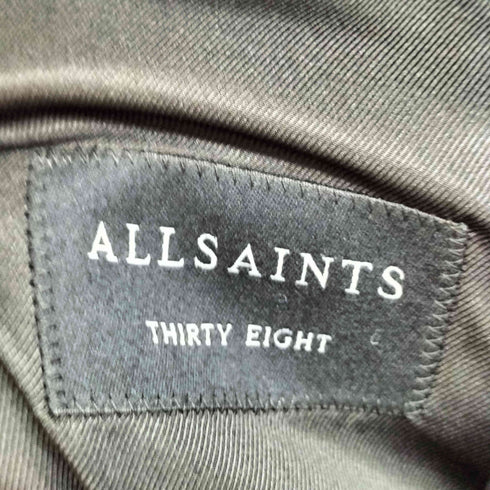 オールセインツ ALLSAINTS チェック柄 ダブルブレストテーラードジャケット メンズ US:38