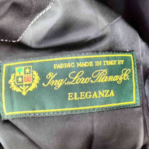 ロロピアーナ Loro Piana ウールシルク 2Bシングルテーラードジャケット メンズ