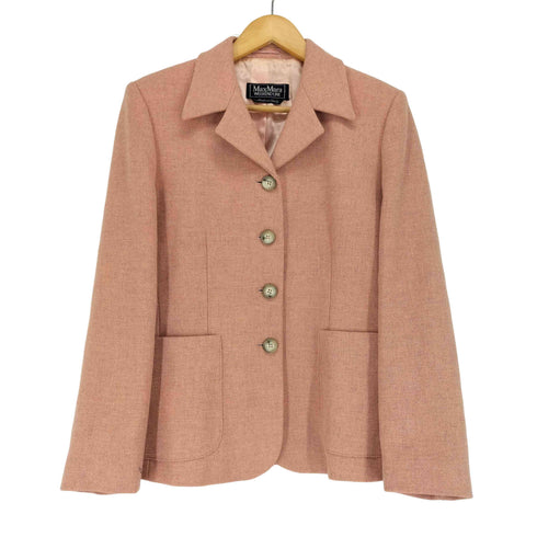 マックスマーラウィークエンド MAX MARA WEEKEND MADE IN ITALY ウールテーラードジャケット レディース 42