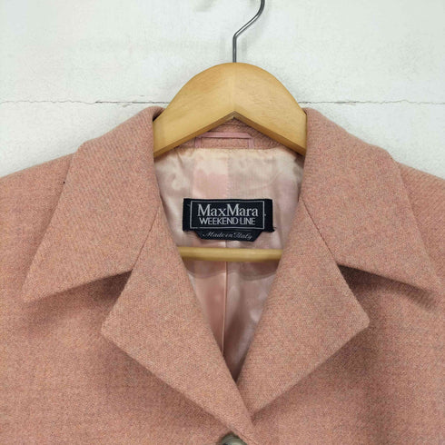 マックスマーラウィークエンド MAX MARA WEEKEND MADE IN ITALY ウールテーラードジャケット レディース 42