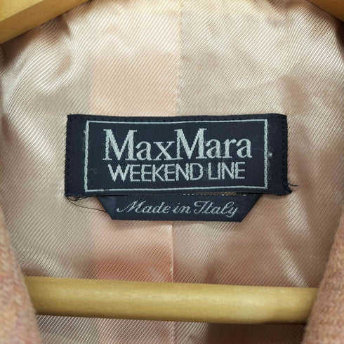 マックスマーラウィークエンド MAX MARA WEEKEND MADE IN ITALY ウールテーラードジャケット レディース 42