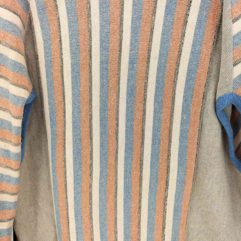ヴィヴィアンウエストウッドロンドン Vivienne Westwood LONDON 00S イタリア製 ロゴ刺繍 ストライプ デザイン カーディガン ライカ期 メンズ import:S
