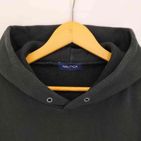ノーティカ NAUTICA Patch Arch Logo Sweat Hoodie/フェルトパッチ アーチロゴ スウェットフーディ メンズ JPN:L