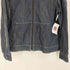 エディーバウアー Eddie Bauer 袖ポケット ステッチデザイン フーデッド スタンドネック デニム ジャケット メンズ import:L