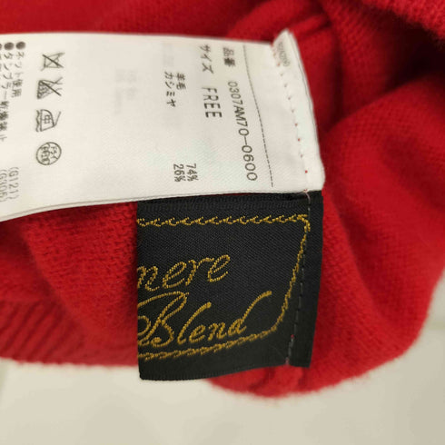 Cashmere Blend カシミヤ混 ロングスリーブカーディガン レディース FREE