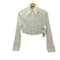 ザラ ZARA クロップド ロングスリーブシャツ レディース import:XS