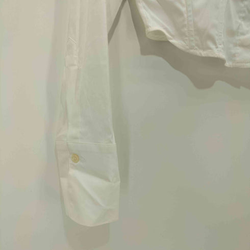 ザラ ZARA クロップド ロングスリーブシャツ レディース import:XS
