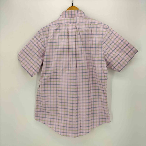 ブルックスブラザーズ BROOKS BROTHERS チェック柄 半袖ボタンダウンシャツ メンズ JPN:M