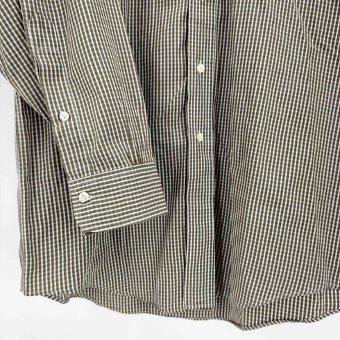 ブルックスブラザーズ BROOKS BROTHERS チェック柄 長袖ボタンダウンシャツ メンズ 16-32/33