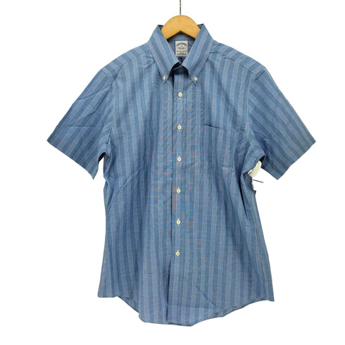 ブルックスブラザーズ BROOKS BROTHERS チェック柄 半袖ボタンダウンシャツ メンズ JPN:M