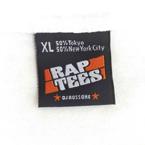 RAPTEES ラップ ロゴプリント Tシャツ メンズ import:XL