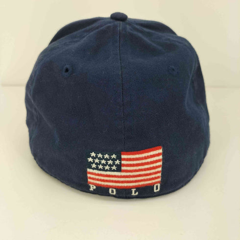 ポロバイラルフローレン Polo by RALPH LAUREN 別注 星条旗 USA ロゴ 刺繍 6パネル ベースボール キャップ メンズ 59CM