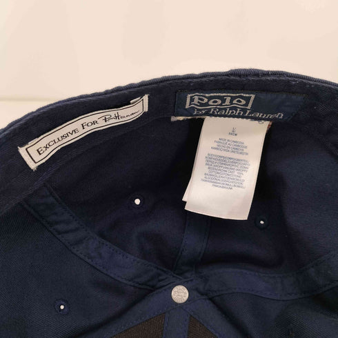 ポロバイラルフローレン Polo by RALPH LAUREN 別注 星条旗 USA ロゴ 刺繍 6パネル ベースボール キャップ メンズ 59CM