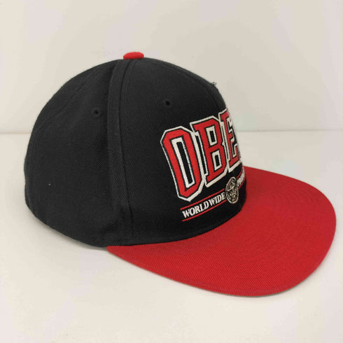 オベイ OBEY Athletics Snap-Back Hat ロゴ 刺繍 6パネル ベースボール キャップ メンズ OSFA