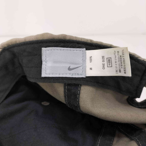 ナイキ NIKE 00S グレータグ ロゴ 刺繍 6パネル ベースボール キャップ メンズ ONE SIZE