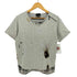 メイルアンドコー MALE & Co. 00S ダメージ加工 フェイクレイヤード カットソー Y2K メンズ import:M