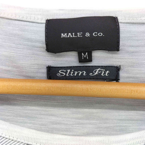 メイルアンドコー MALE & Co. 00S ダメージ加工 フェイクレイヤード カットソー Y2K メンズ import:M