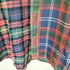 ラルフローレン RALPH LAUREN 90-00S ポニー無し マチ付き ボタンダウンシャツ ビッグサイズ タータンチェック メンズ XXXL