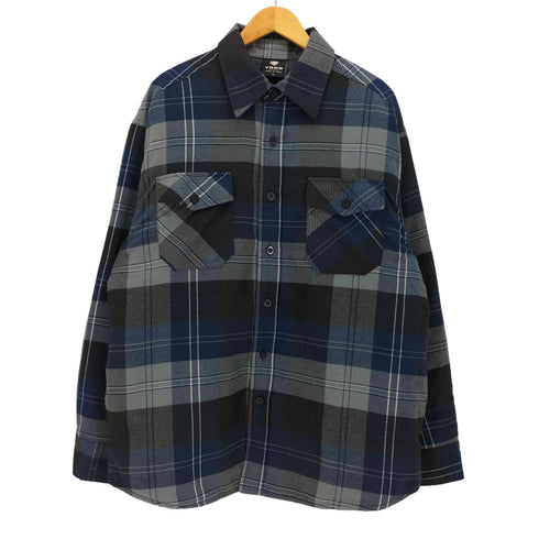 YAGO FLANNEL QUILTING JACKET フランネル キルティング シャツ ジャケット メンズ import:XL