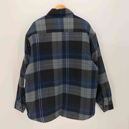 YAGO FLANNEL QUILTING JACKET フランネル キルティング シャツ ジャケット メンズ import:XL