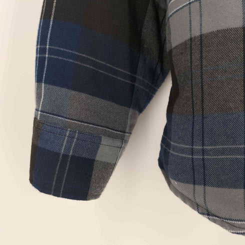 YAGO FLANNEL QUILTING JACKET フランネル キルティング シャツ ジャケット メンズ import:XL