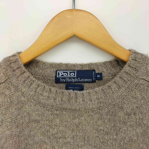 ポロバイラルフローレン Polo by RALPH LAUREN ポニー刺繍 ウール100 クルーネックニット メンズ JPN:M