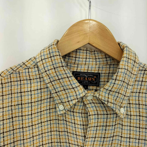 ビームスプラス BEAMS+ Open B.D. Gunclub Mes ガンクラブチェック ボタンダウン チェックシャツ メンズ L