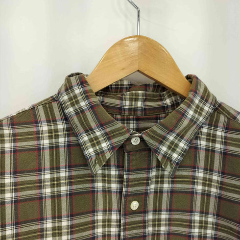 エディーバウアー Eddie Bauer 90s 白タグ チェック柄 BD長袖シャツ メンズ L