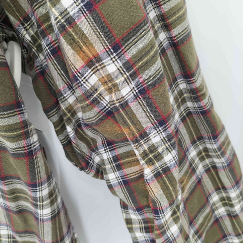 エディーバウアー Eddie Bauer 90s 白タグ チェック柄 BD長袖シャツ メンズ L