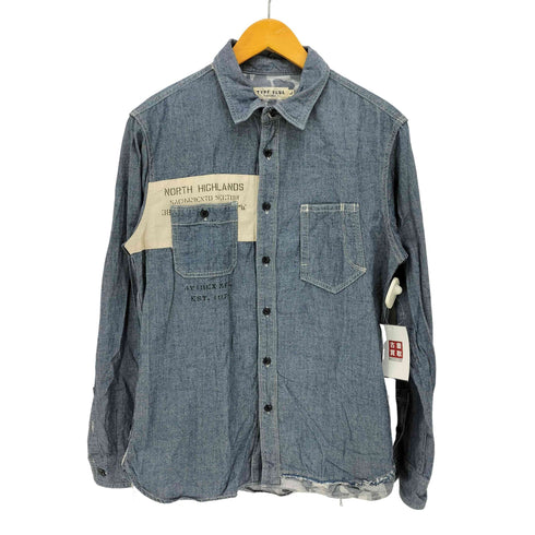 アヴィレックス AVIREX TYPE BLUE ダンガリーシャツ メンズ JPN:L