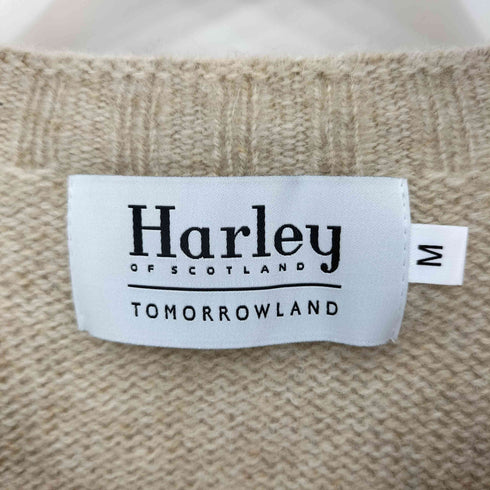ハーレーオブスコットランド HARLEY OF SCOTLAND Jumbo Size Crew Neck Sweater ジャンボサイズ クルーネック ウールニット セーター メンズ M