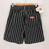 クックマン COOKMAN Chef PANTS Short Stripe ストライプ ハーフ シェフ パンツ メンズ JPN:M