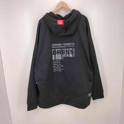 DRESS プリントプルオーバーパーカー ビッグサイズ メンズ 4L