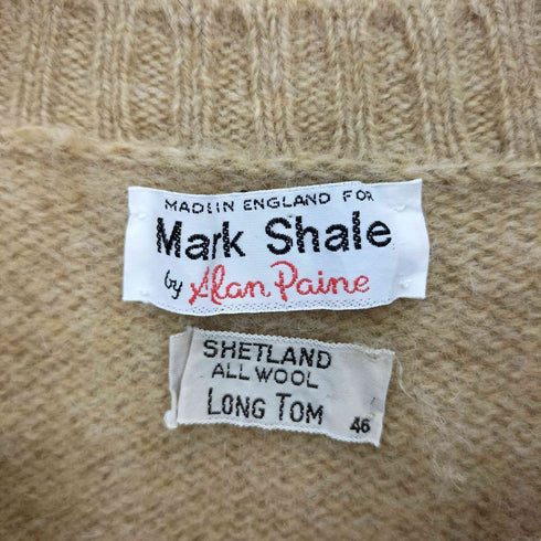 Mark Shale Alan Paine 80-90s MADE IN ENGLAND ウールニット クルーネック セーター メンズ 46