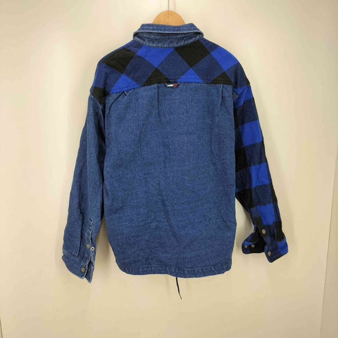 トミージーンズ tommy jeans デニムミックスオーバーシャツ メンズ JPN:S